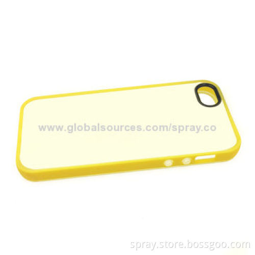 TPU Bumper with Frosted Cover Skin for iPhone 5, 5S, Different Colors Available